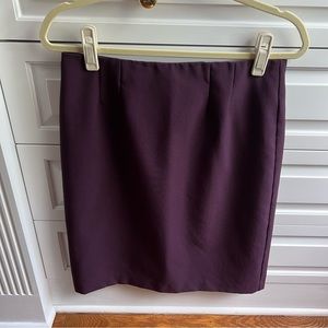 New York & Company Size 8 Purple Pencil Skirt